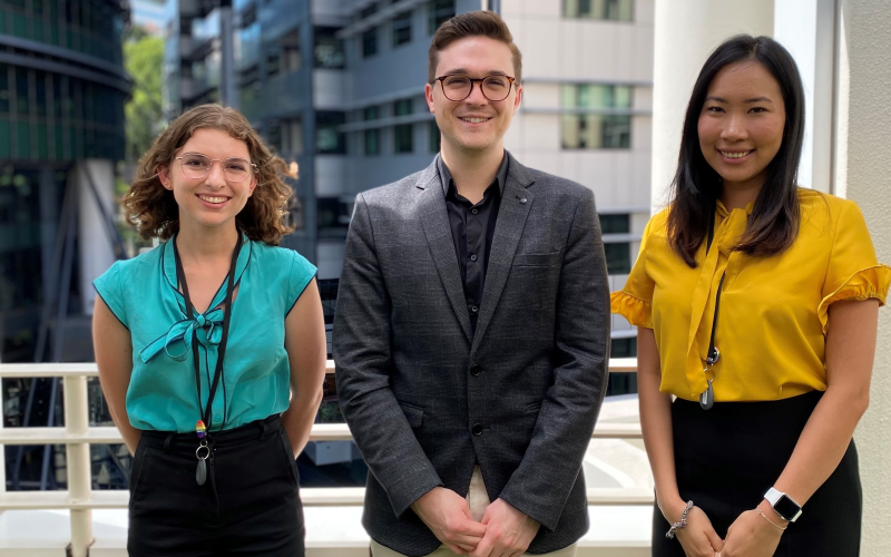 Three QLS graduates