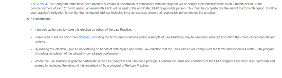 Step 7: EMR
