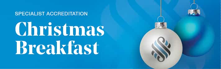 Specialist Accreditation Christmas Breakfast