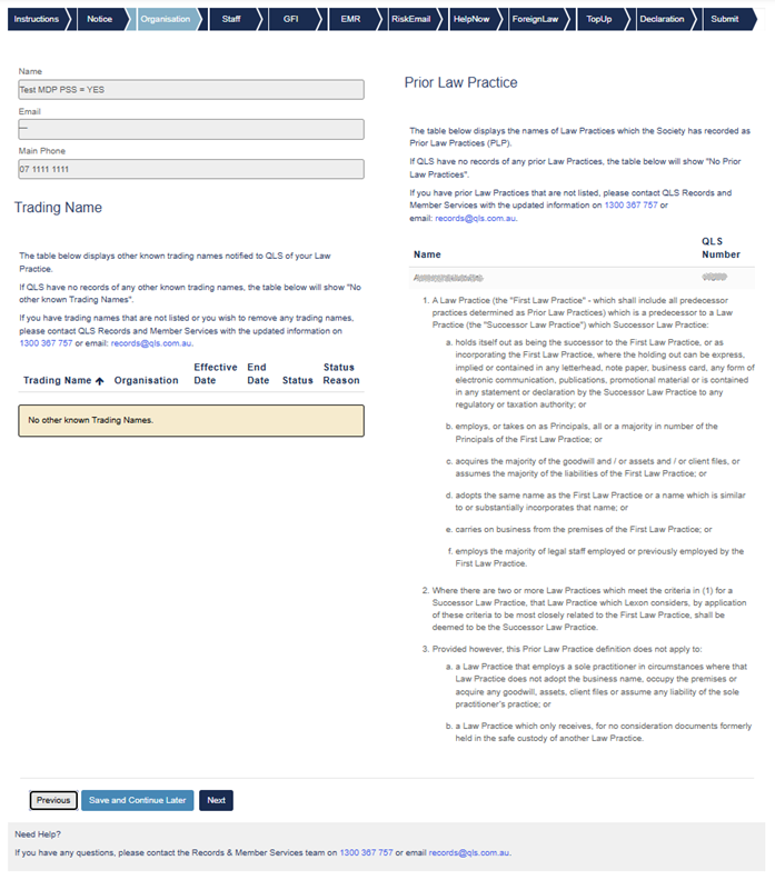 Step 4. Organisation