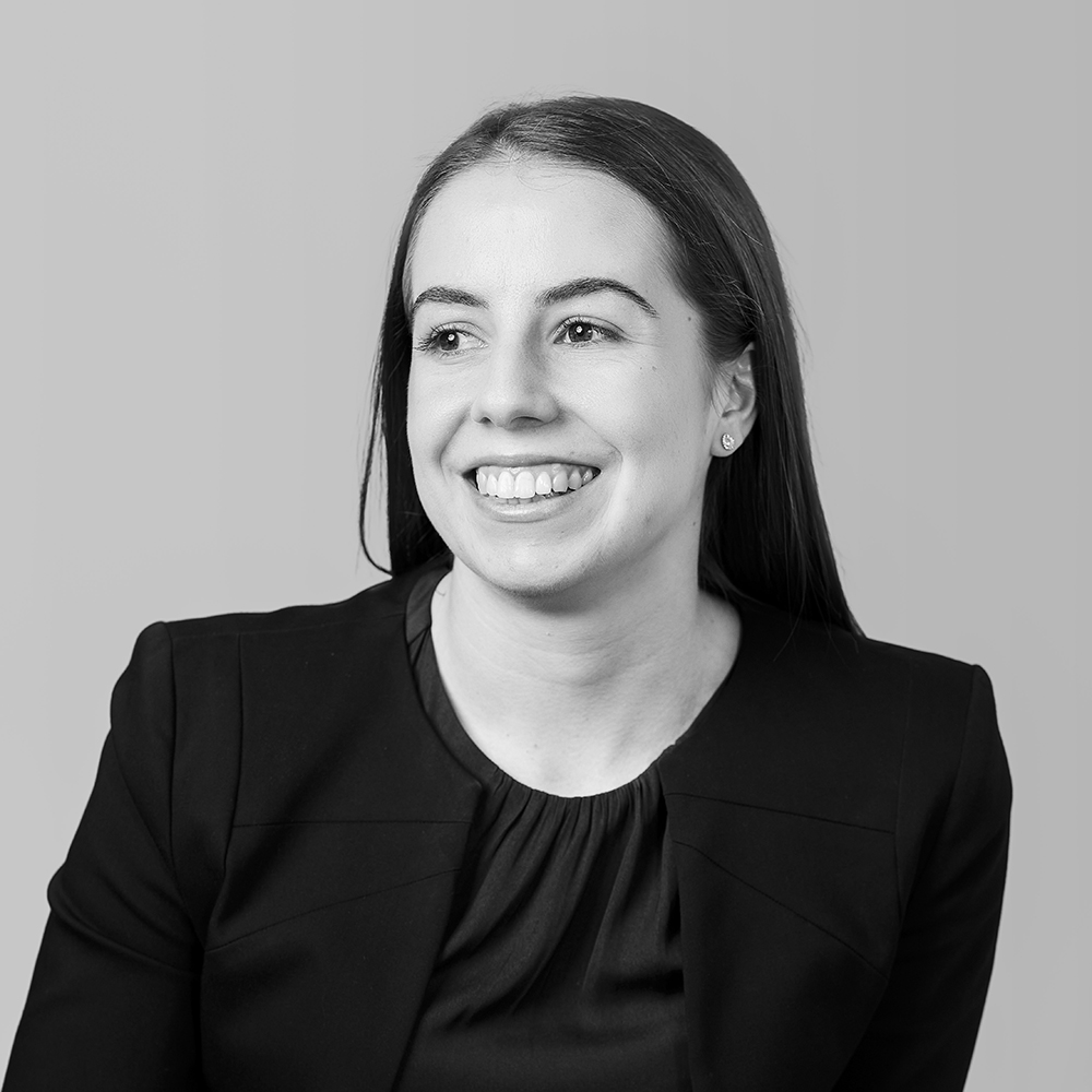 Black and white photo of Madeline Torrisi