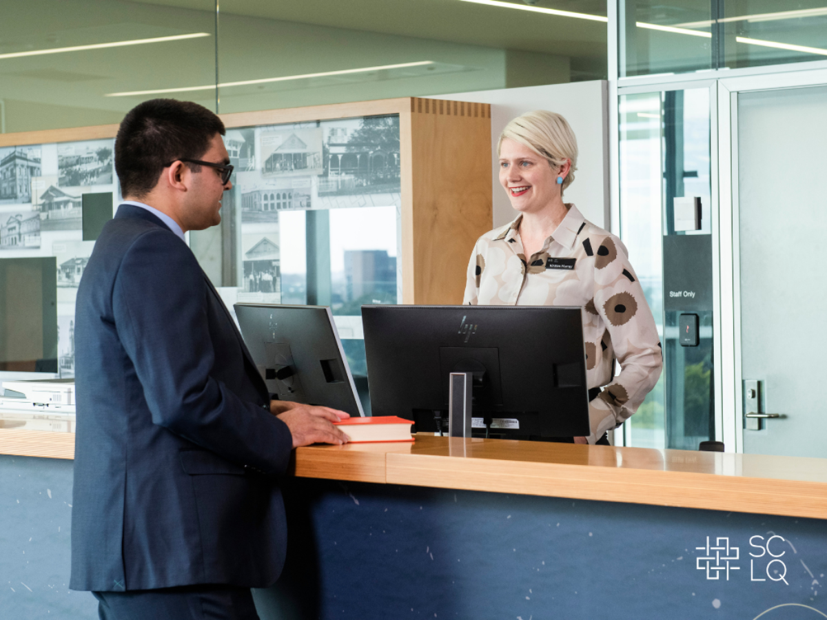 Hello there. We are your law library.